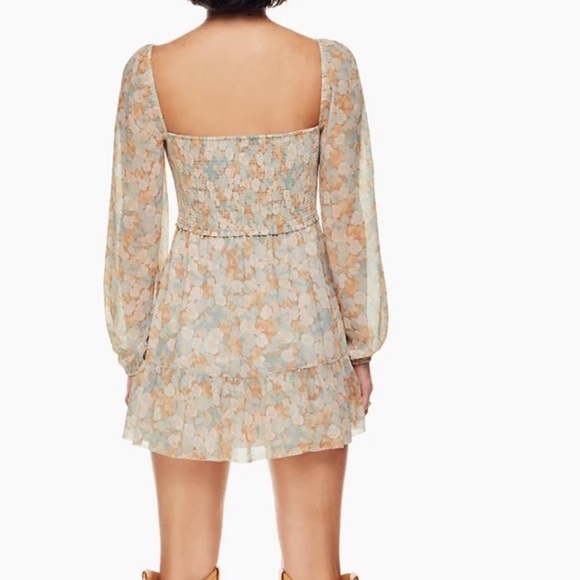 Aritzia Wilfred Tempest Mini Dress Floral Print – Size M - Picture 3 of 9